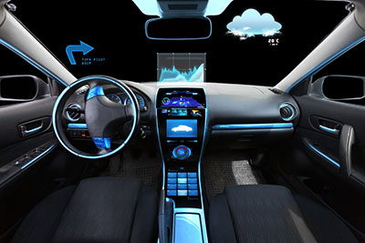 A car navigation system using smart sensor technology
