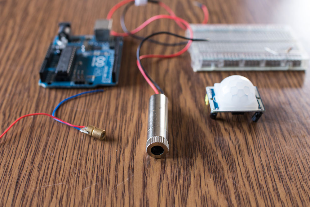 Equipment for homemade microcontroller project with sensors