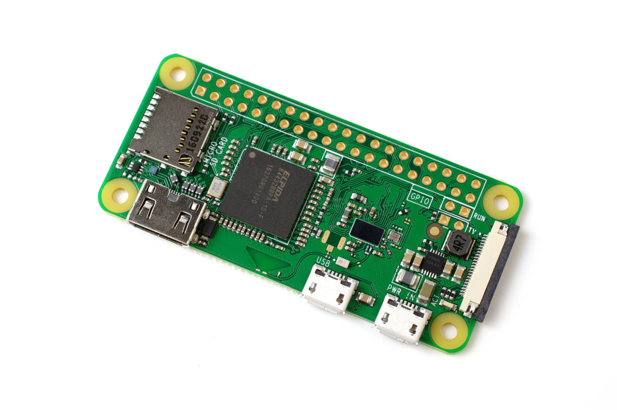 Raspberry Pi Zero W Layout Diagram