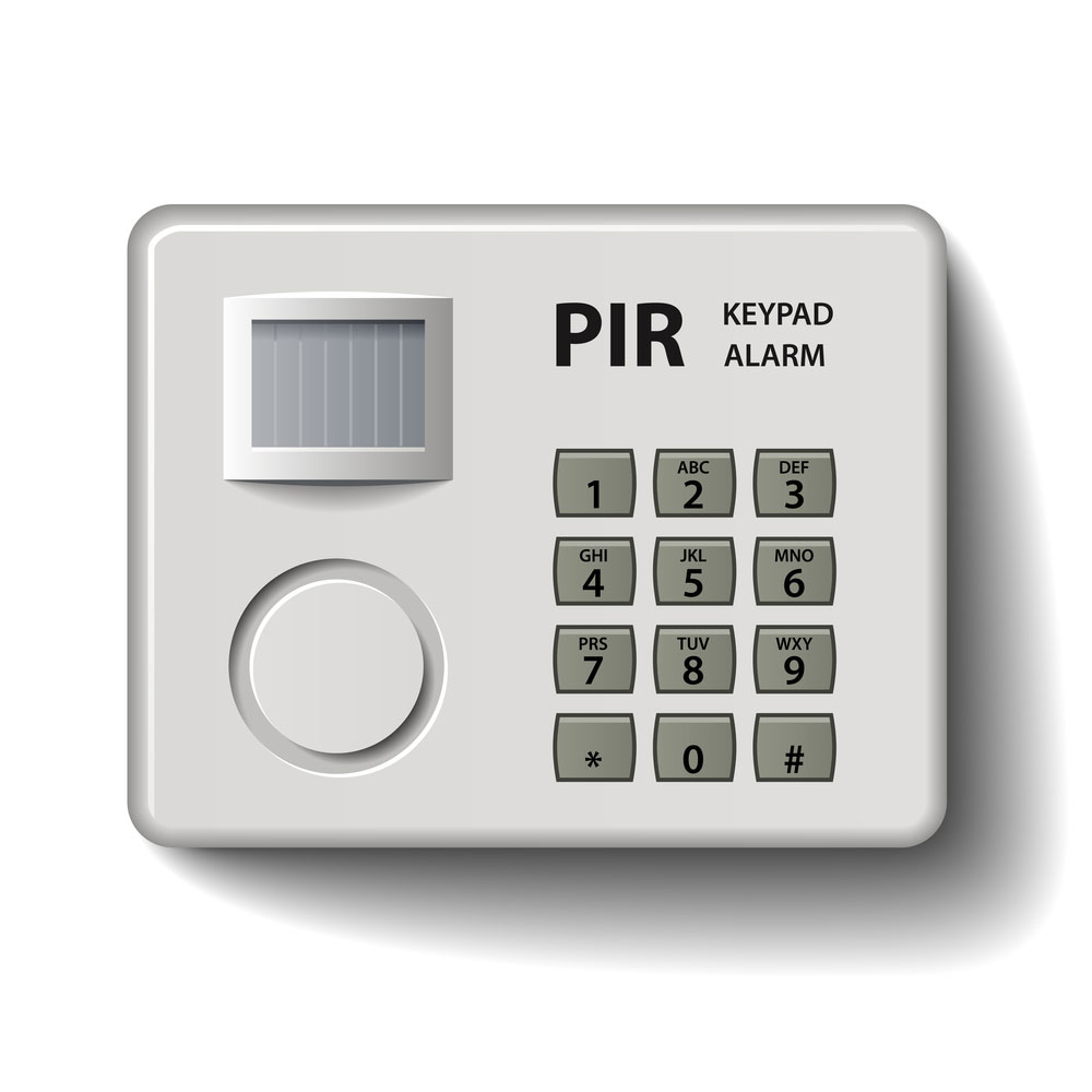 motion detector keypad infrared alarm