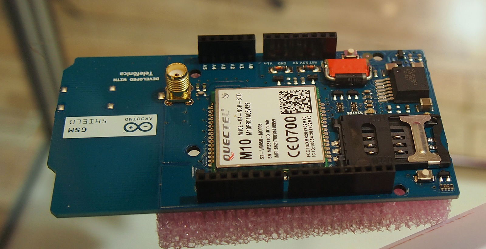 A GSM shield for Arduino