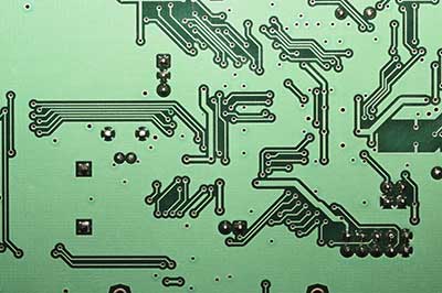 PCB with electronic Components