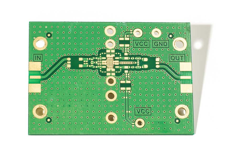 Develop PCB 2-Stage SOT-86 MMIC and Attenuation Pad layout in between 2pcs 