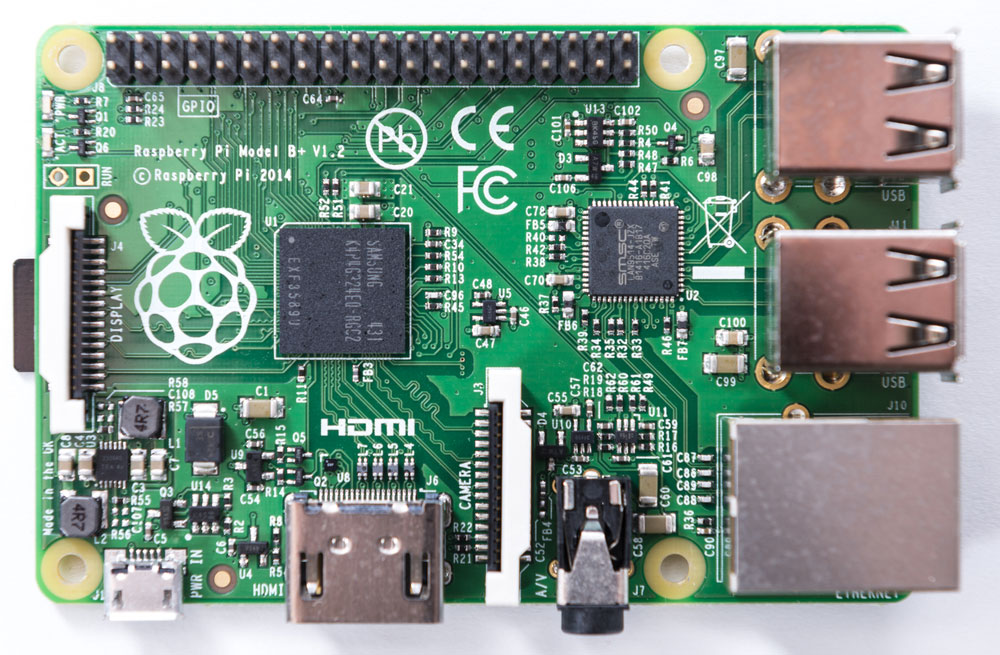 A Raspberry Pi computer