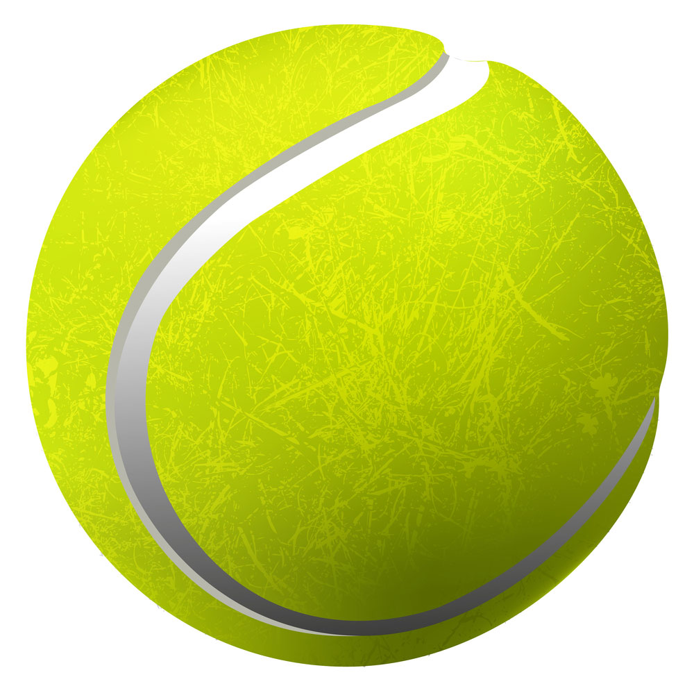 Green tennis ball