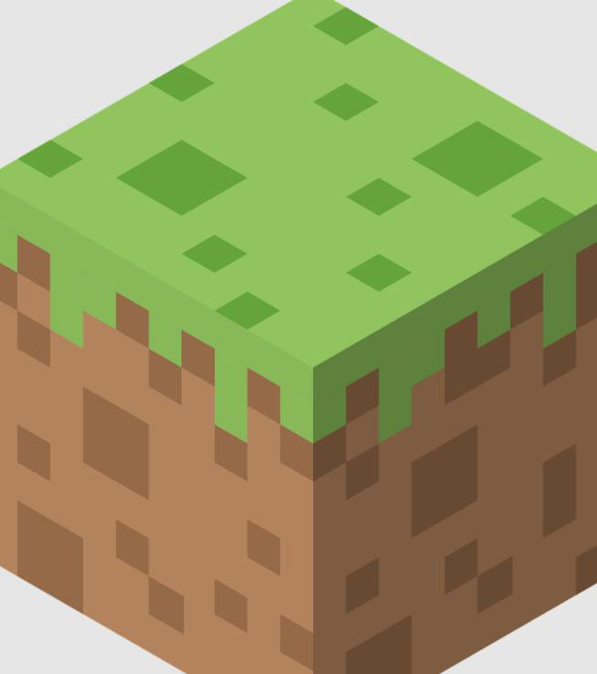 A Minecraft block