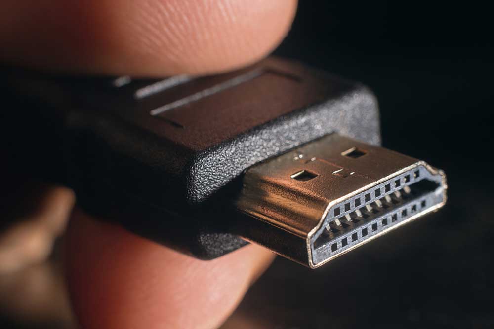 A HDMI connector