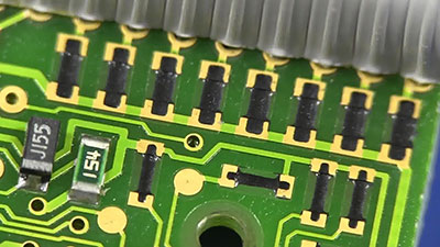SMD pads on a PCB