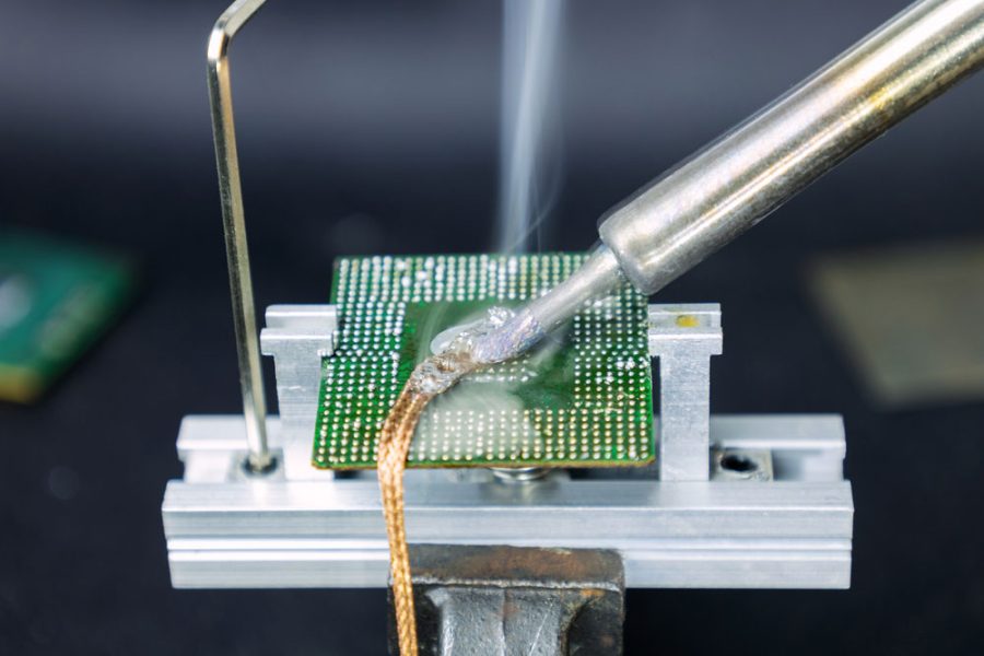 Solder Bridge An Unwanted Solder Connection Between Two Pads