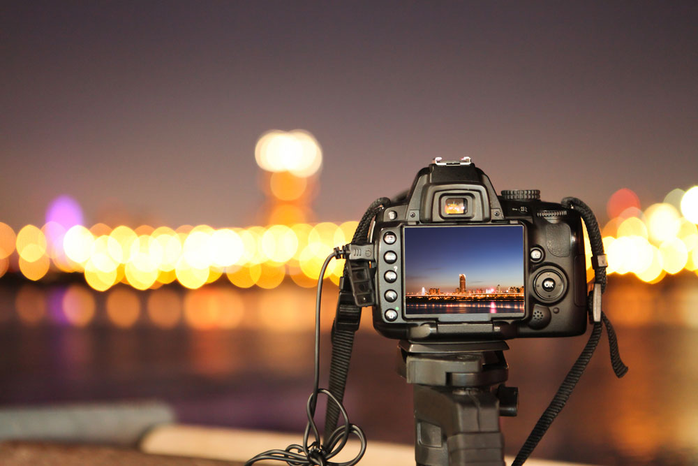 Digital cameras and the city night