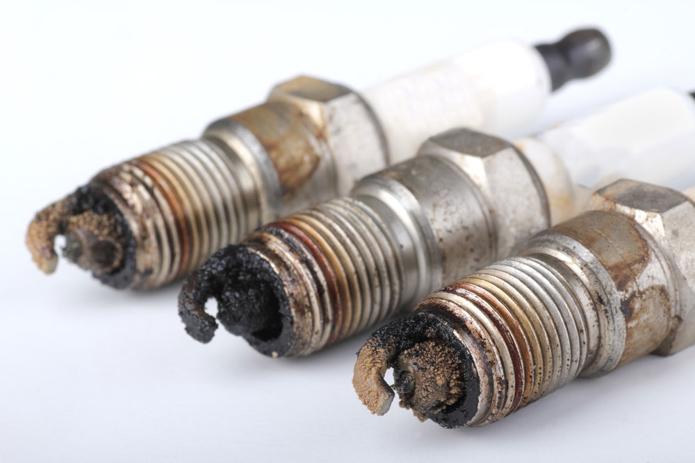 Corroded Spark Plugs