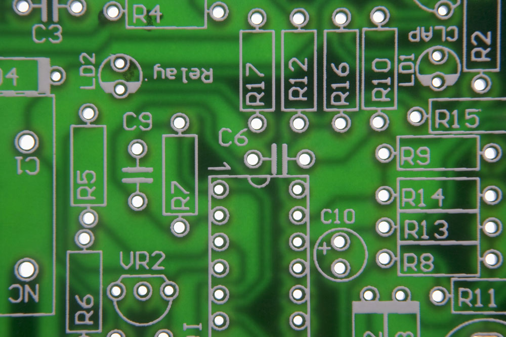 Close Up Of Circuit Board