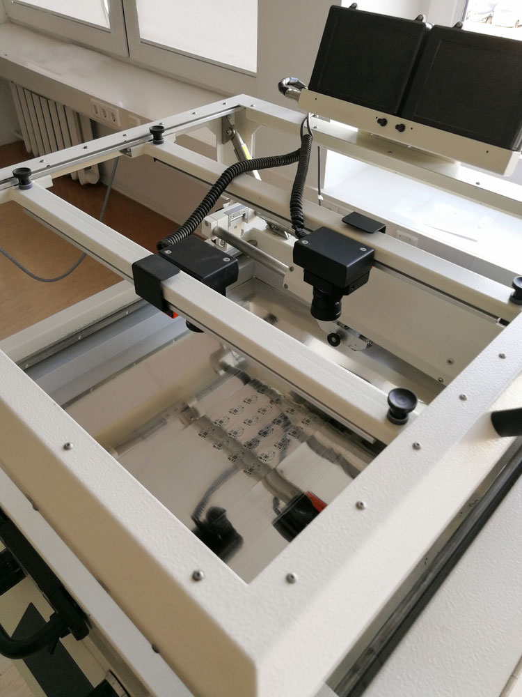 Surface mount technology solder paste stencil with perforated holes