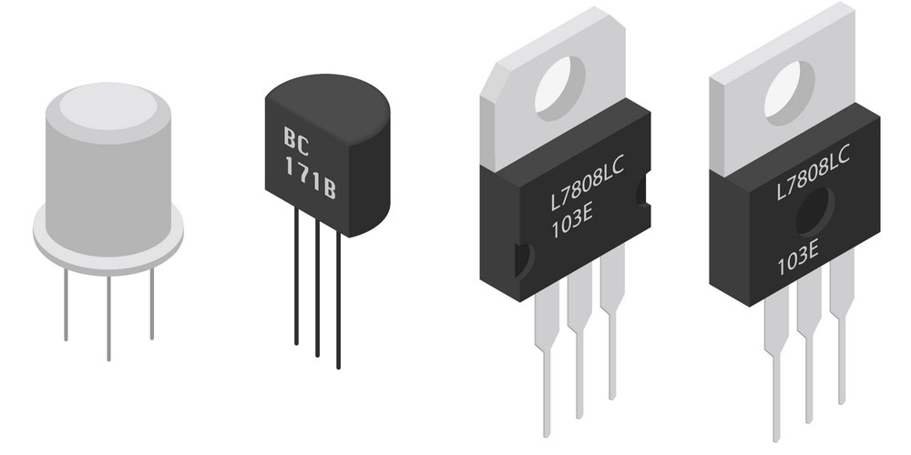 Several transistors