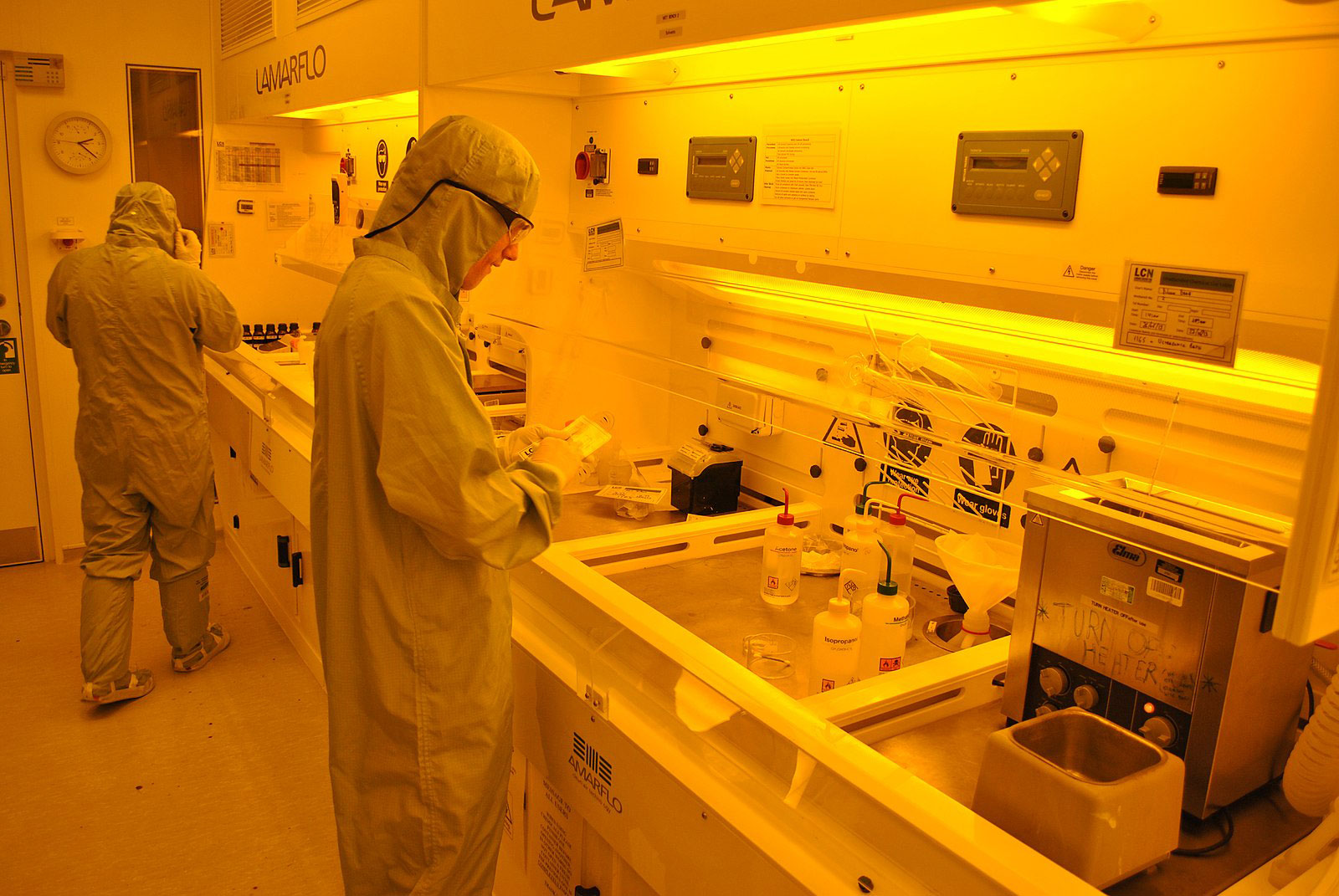 A photolithography lab