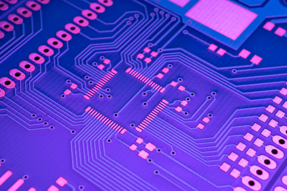 A purple PCB comes in varying types.