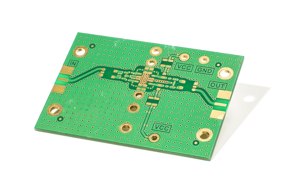 An RF amplifier PCB