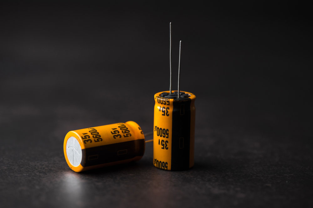 Isolated capacitor, used in the electronic device. 