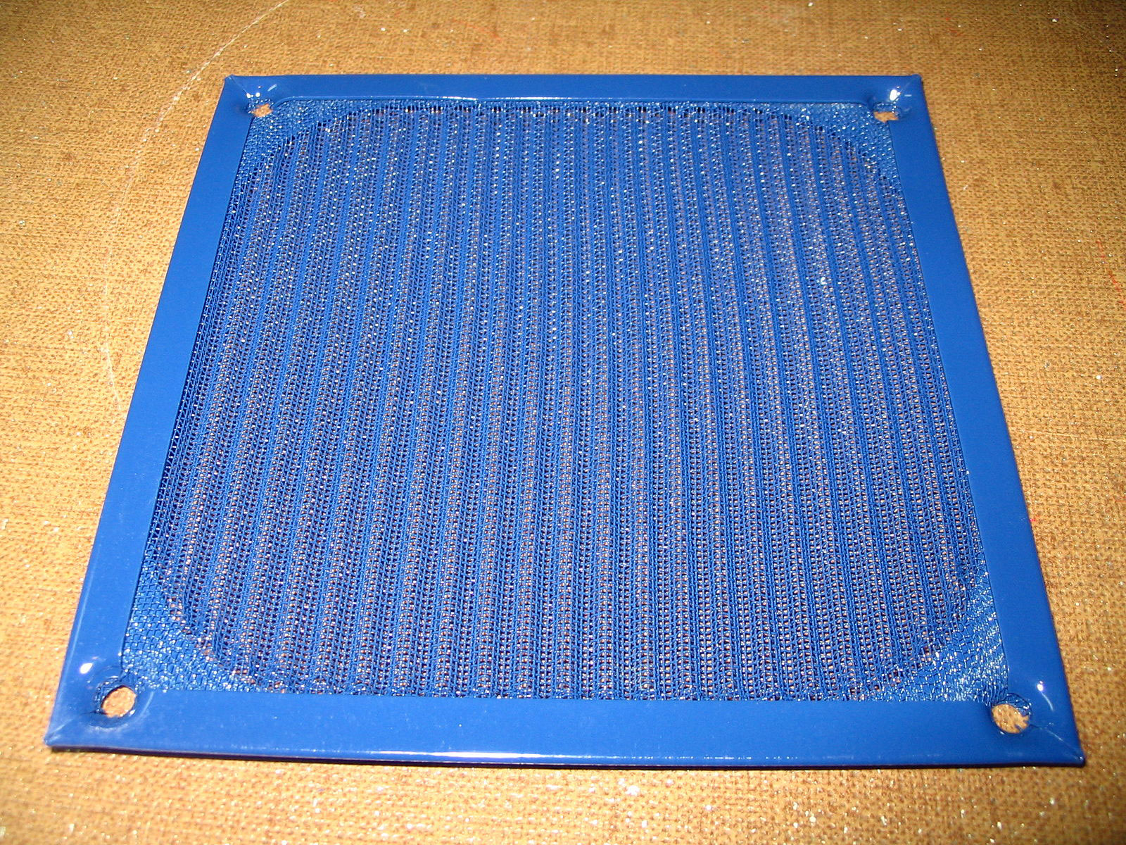 An aluminum fan filter