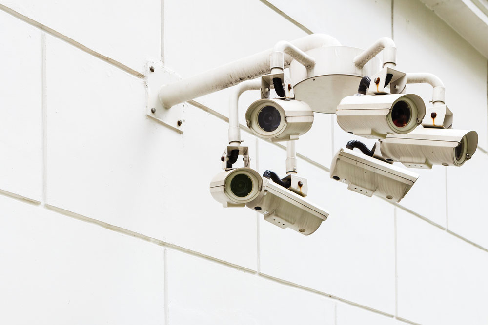 Wall-mounted Surveillance Cameras