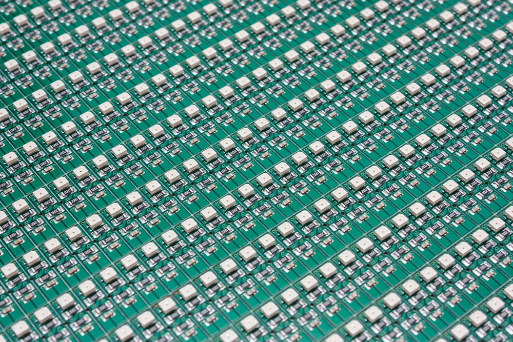 SMD LEDs on PCB