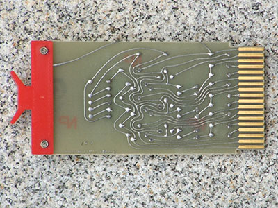 An example of a PCB design without computer-aided design