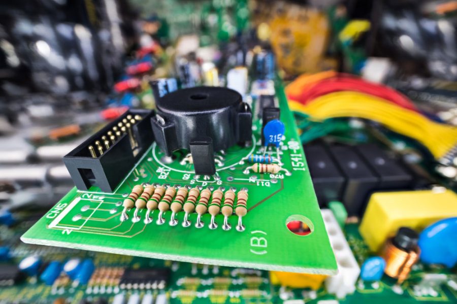 Circuit Board Headers Single Block Electrical Connectors