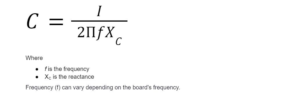 Decoupling Capacitor Value