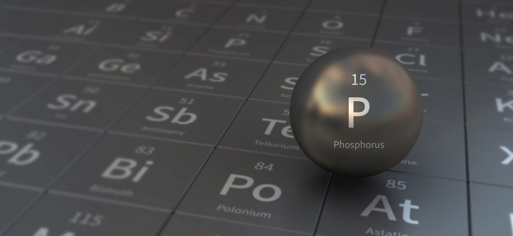 Phosphorus element in spherical form