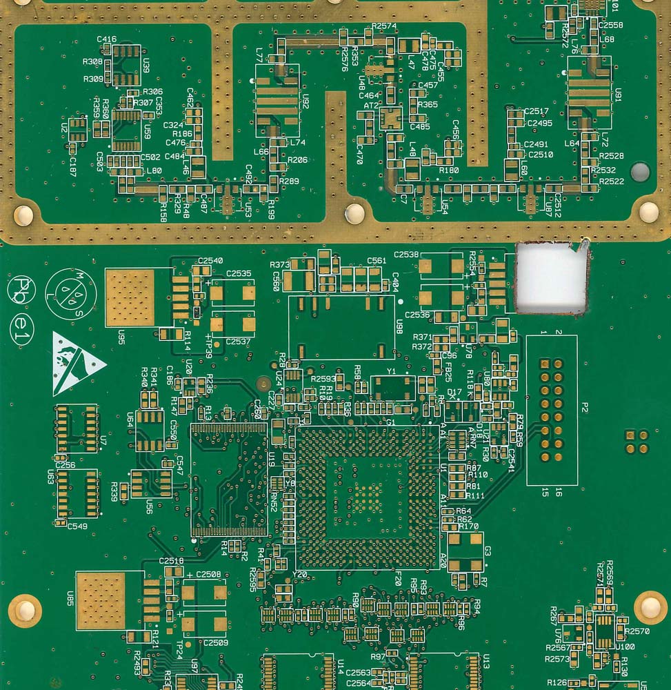 A printed circuit board with an ENIG surface finish