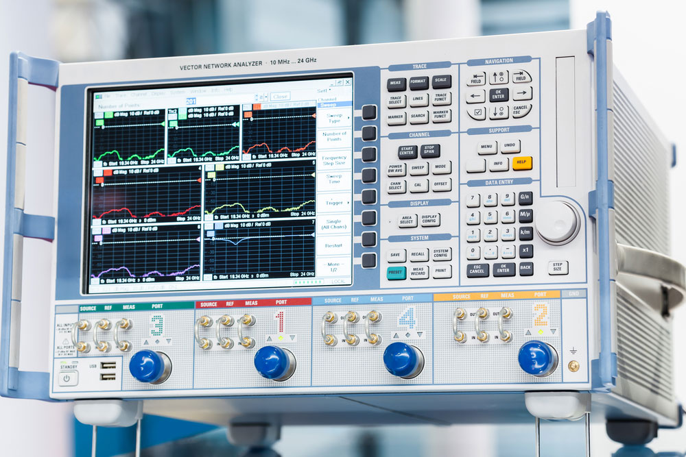 A Vector Network Analyzer in action