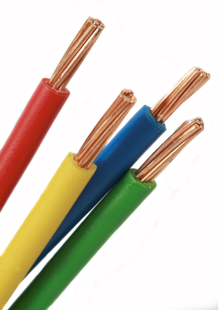 Two solid wires