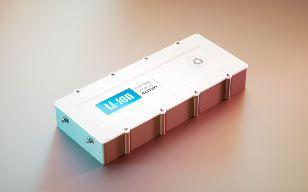 An EV battery with multiple cells