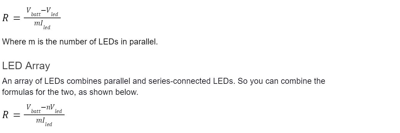 LEDs in Parallel