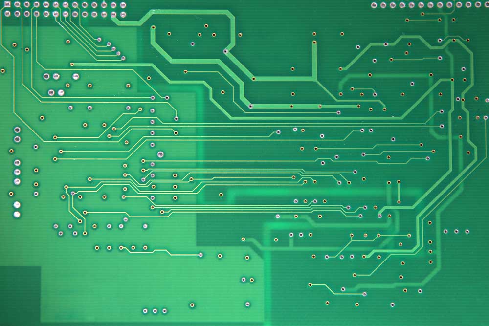 A bare-printed circuit board