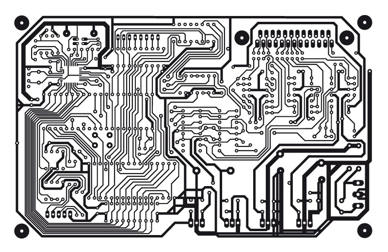 A PCB trace wiring design