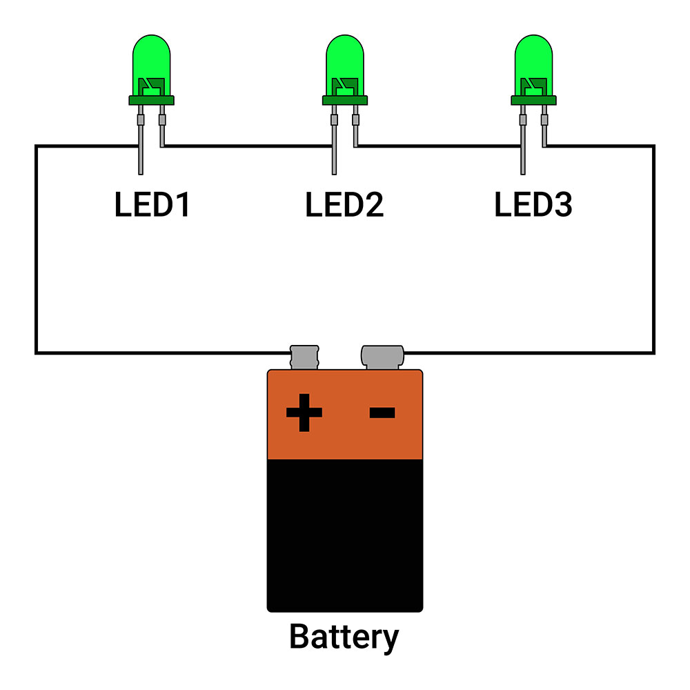 LEDs connected in series