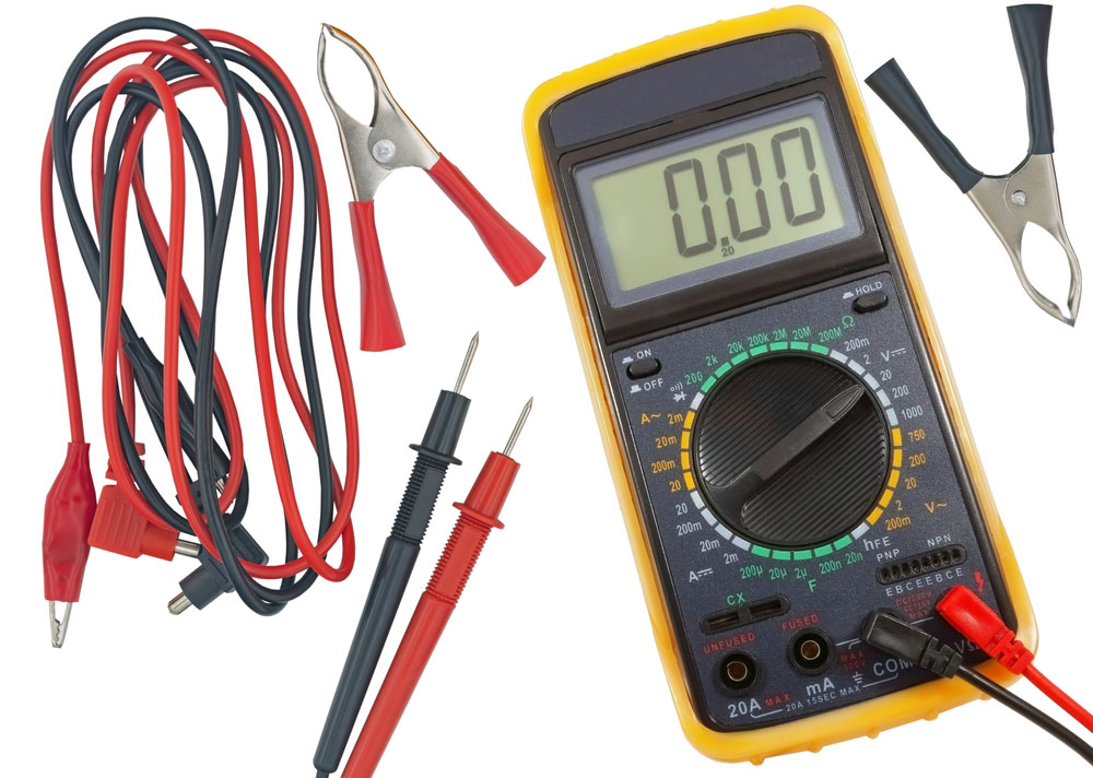 A digital multimeter