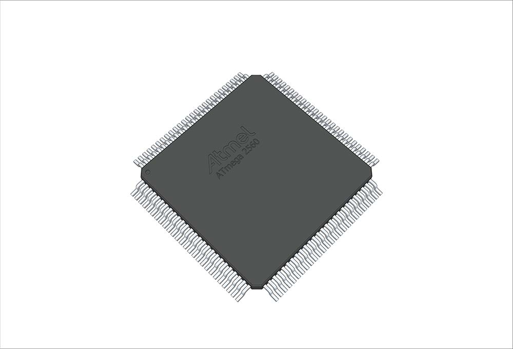 An ATMega 2560 8-bit microcontroller