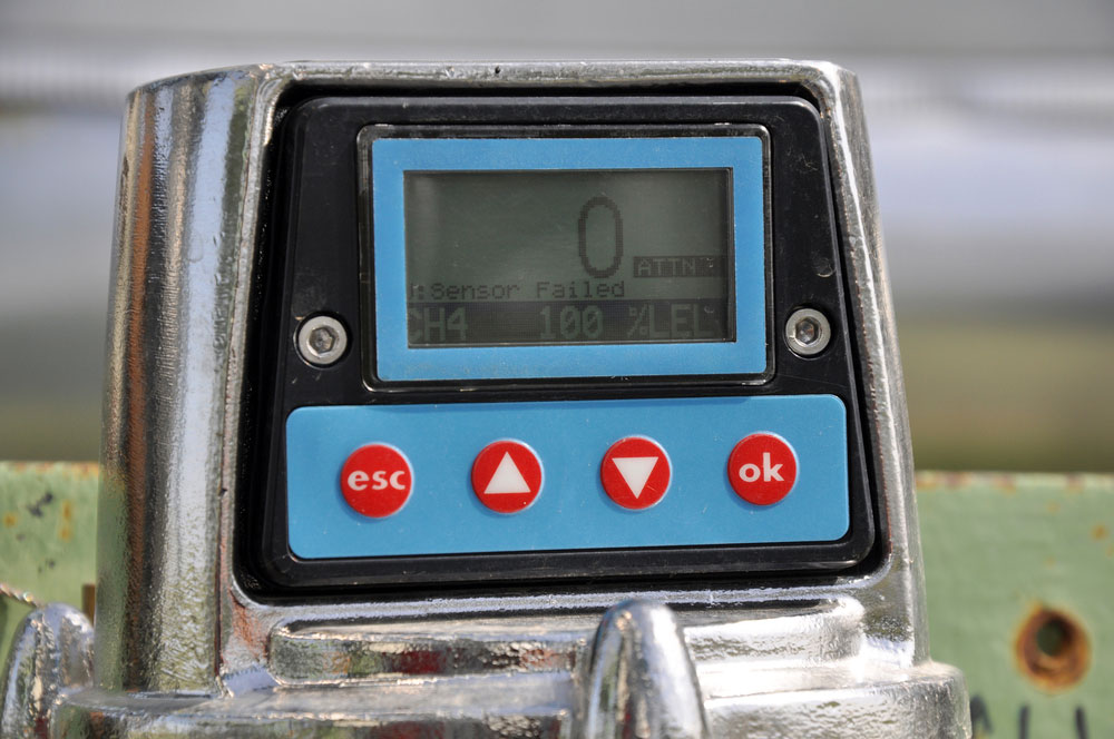 A portable gas detector