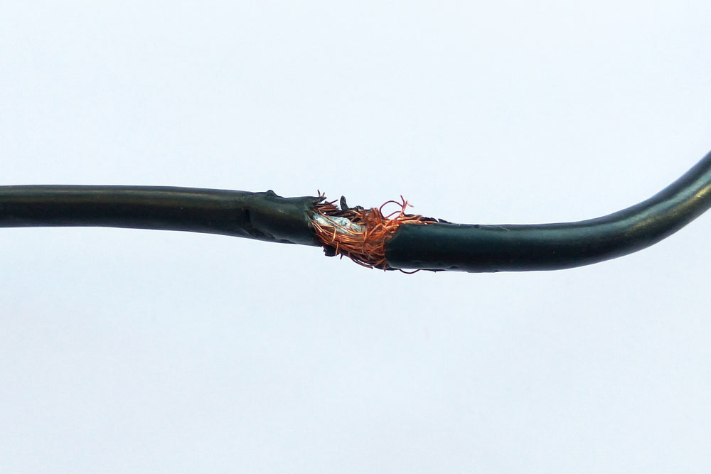 Exposed wiring store