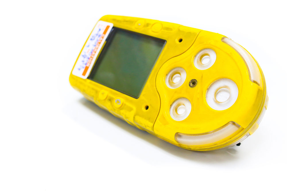 A gas detector to check explosive, flammable, and toxic gasses