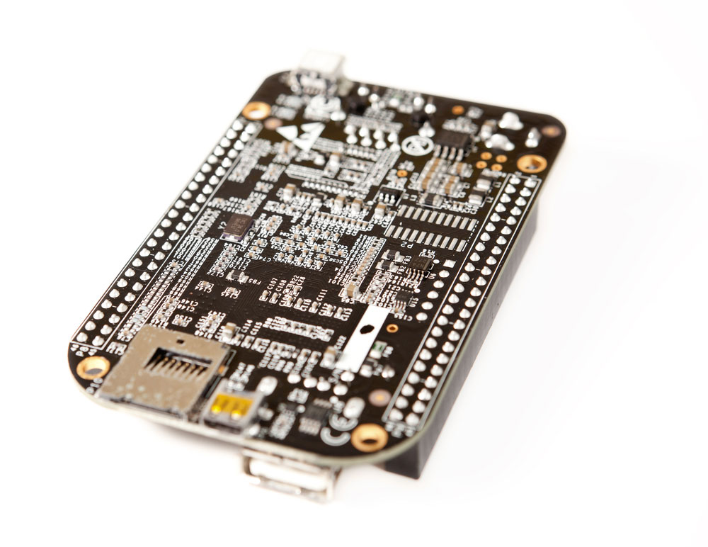 The BeagleBone Black mini computer