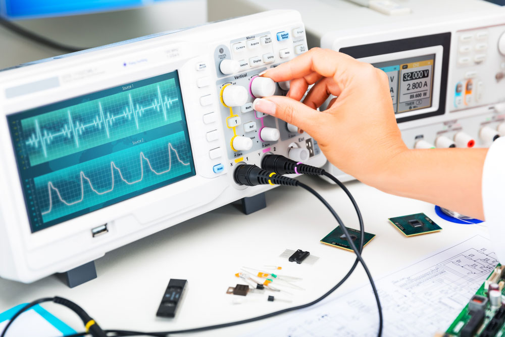 A digital oscilloscope