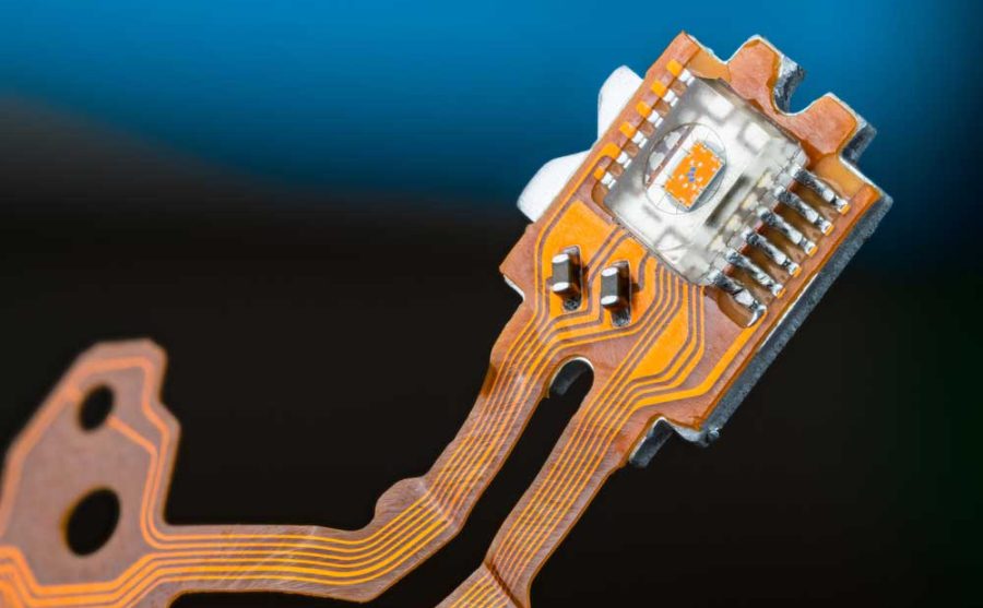 A flexible optical sensor PCB