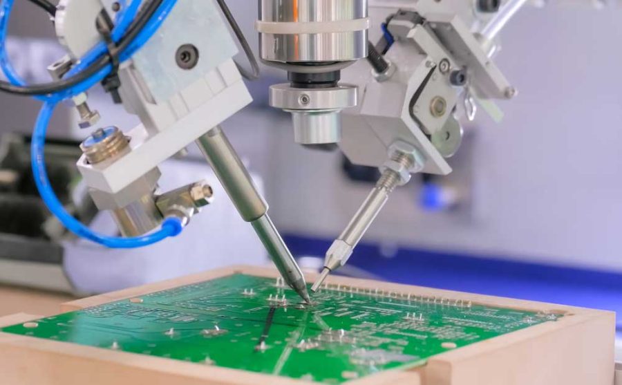 Selective component soldering in a PCB factory