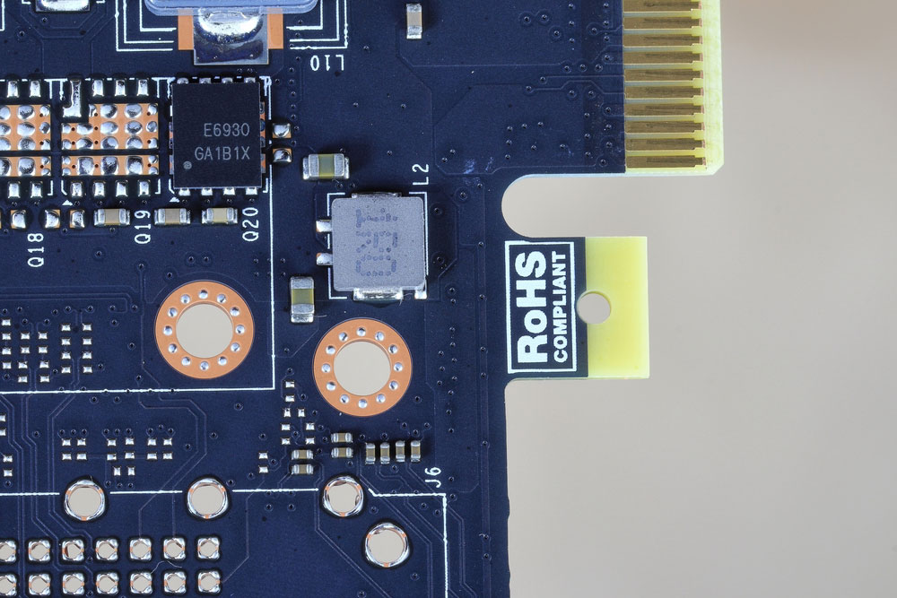 A RoHS-compliant computer circuit board