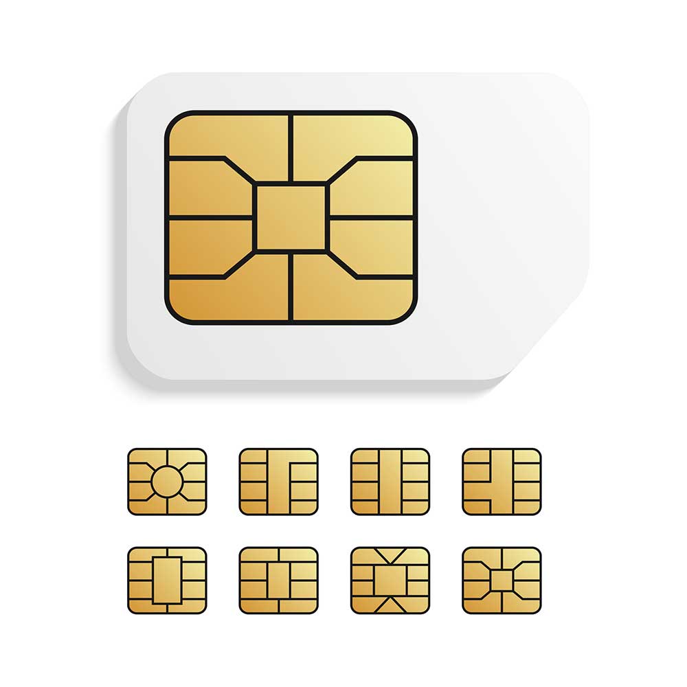 A phone SIM card