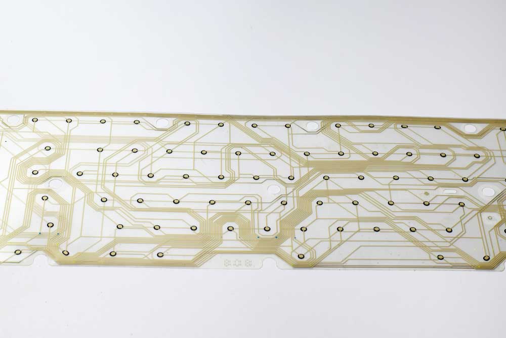 A flexible keyboard PCB