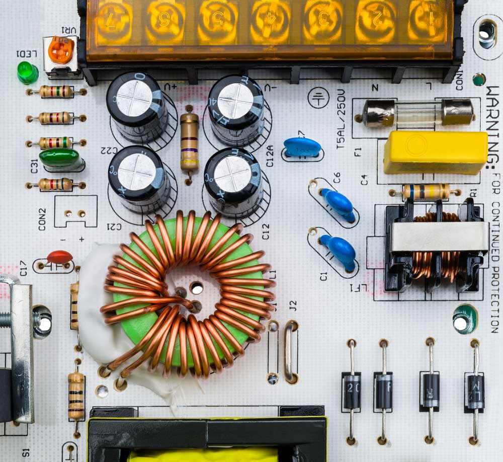 A power supply inverter PCB